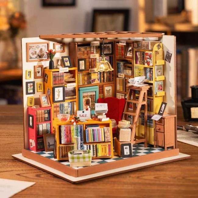Robotime - Sam's Study Library, 3D slagalica Robotime - Sam's Study Library, 3D slagalica