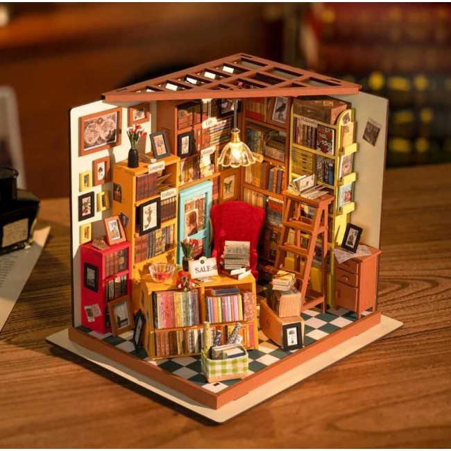 Robotime - Sam's Study Library, 3D slagalica Robotime - Sam's Study Library, 3D slagalica