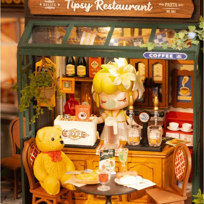 Robotime - Tipsy Restaurant , 3D slagalica Robotime - Tipsy Restaurant , 3D slagalica