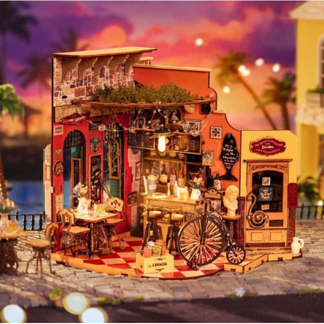 Robotime - Cheers Bar & Dining, 3D slagalica