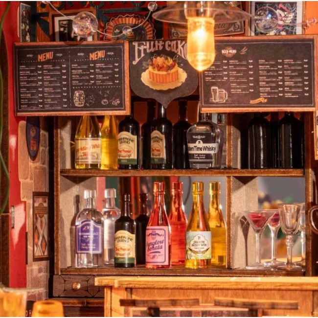 Robotime - Cheers Bar & Dining, 3D slagalica