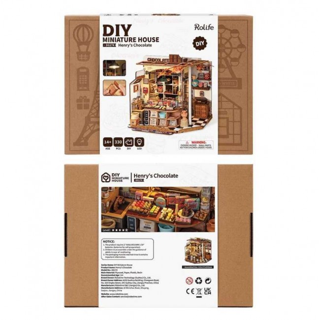 Robotime - Henry's Chocolate, 3D slagalica