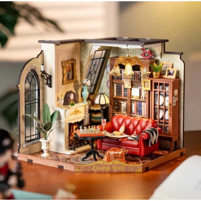 Robotime - Catherine's Living Room, 3D slagalica Robotime - Catherine's Living Room, 3D slagalica