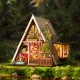 Robotime - Planinska A-frame kuća, 3D slagalica Robotime - Planinska A-frame kuća, 3D slagalica