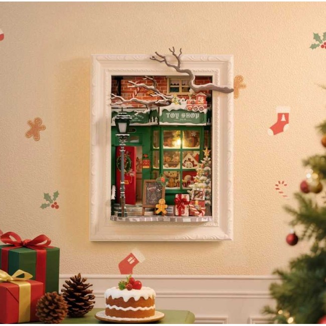 Robotime - Santa's Toy Shop, 3D slagalica Robotime - Santa's Toy Shop, 3D slagalica