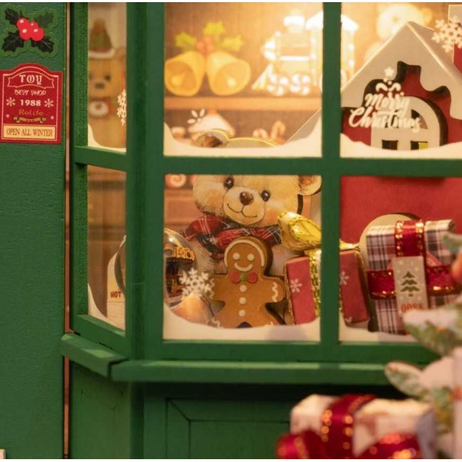 Robotime - Santa's Toy Shop, 3D slagalica Robotime - Santa's Toy Shop, 3D slagalica