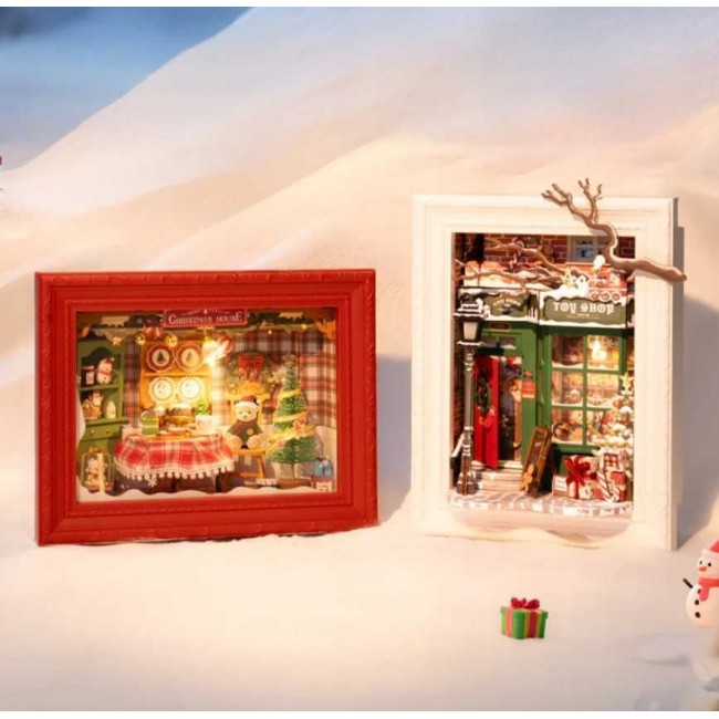 Robotime - Santa's Toy Shop, 3D slagalica Robotime - Santa's Toy Shop, 3D slagalica