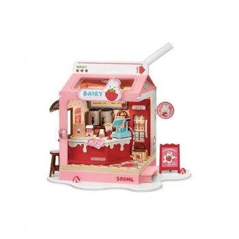 Robotime - Strawberry Milk Box, 3D slagalica Robotime - Strawberry Milk Box, 3D slagalica