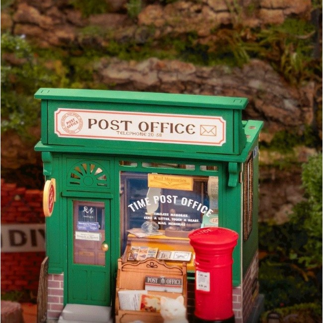 Robotime - Century Post Office, 3D slagalica
