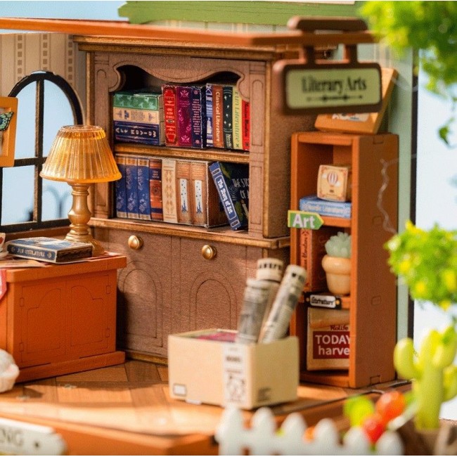 Robotime - The Muse Bookshop, 3D slagalica