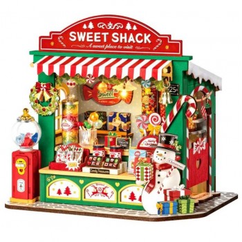 Robotime - Christmas Candy Stand, 3D slagalica