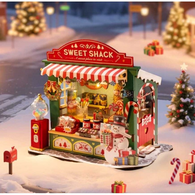 Robotime - Christmas Candy Stand, 3D slagalica