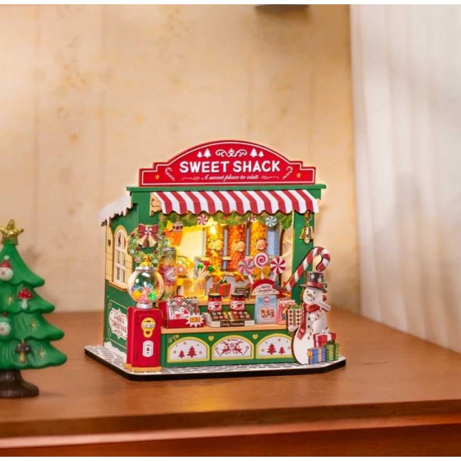 Robotime - Christmas Candy Stand, 3D slagalica