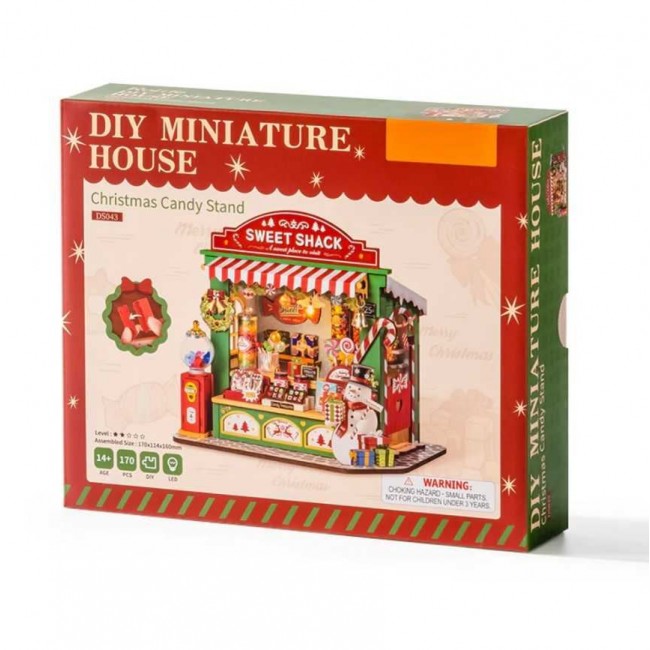 Robotime - Christmas Candy Stand, 3D slagalica