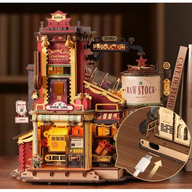 Robotime - Dream Gift Factory, 3D slagalica