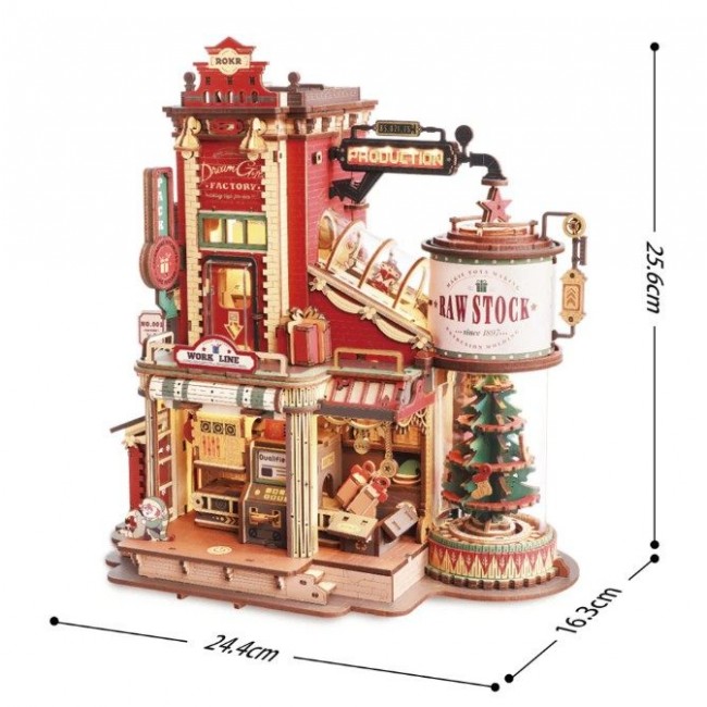 Robotime - Dream Gift Factory, 3D slagalica