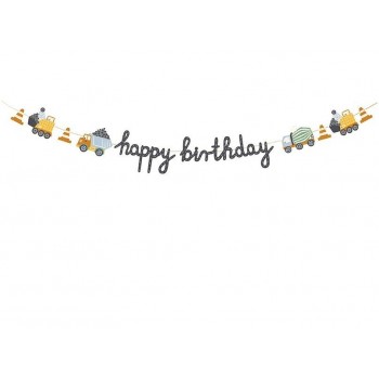 Party Deco - Baner vozila, Srećan rođendan