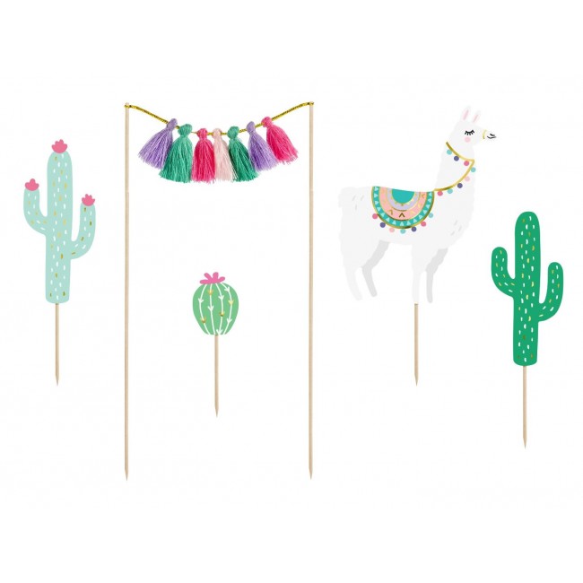 Party Deco - Toperi za tortu lama Party Deco - Toperi za tortu lama