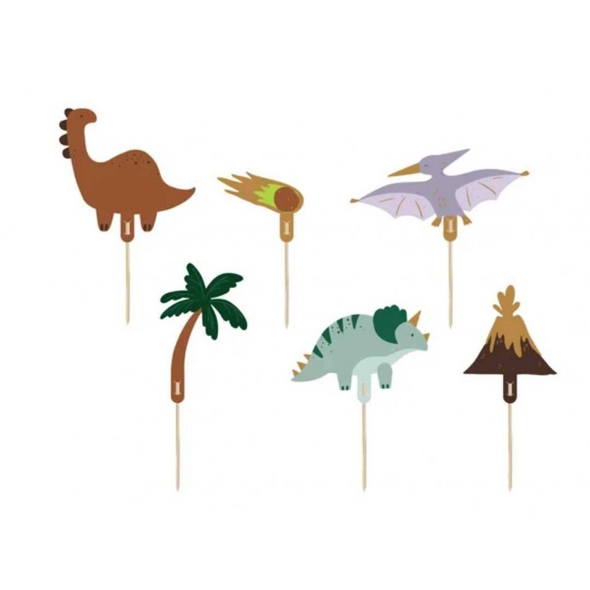 Party Deco - Toperi za tortu dino