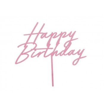 Party Deco - Toper Happy Birthday rozi