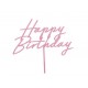 Party Deco - Toper Happy Birthday rozi