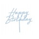 Party Deco - Toper Happy Birthday plavi