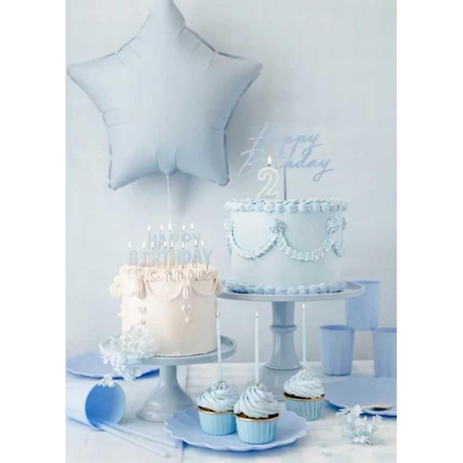 Party Deco - Toper Happy Birthday plavi