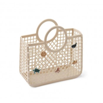Liewood - Torba za plažu krem