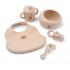 Liewood - Silikonski obrok set Mileah roze