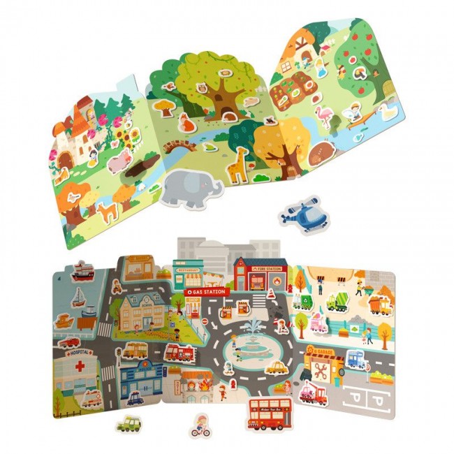 Mideer - Knjiga sa nalepnicama, Grad životinja