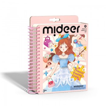 Mideer - Kreativni set Obuci devojčicu, Večernje haljine