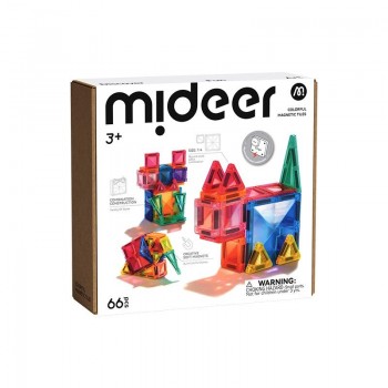 Mideer - Magnetne pločice mini, 66 delova