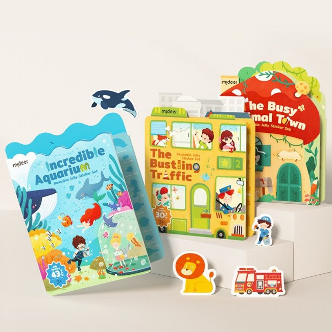 Mideer - Knjiga sa nalepnicama, Grad životinja