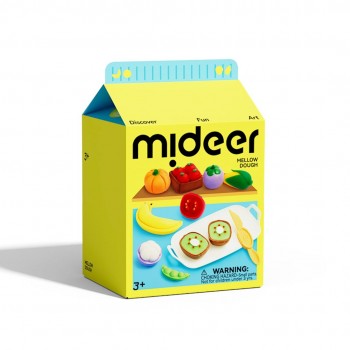 Mideer - Kreativni set plastelin, voće i povrće