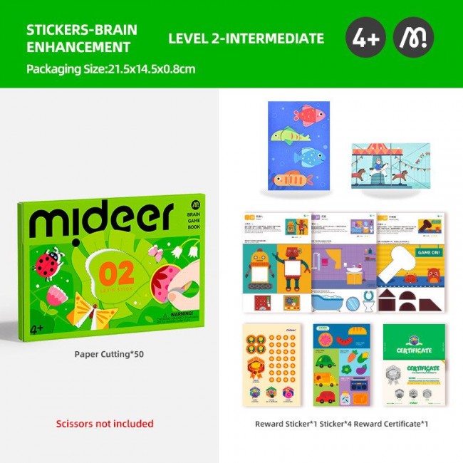 Mideer - Nalepnice nivo 2