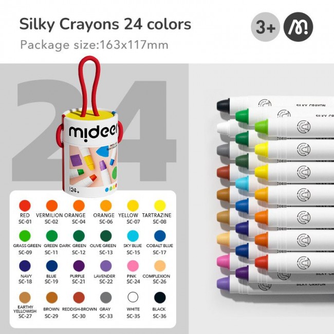 Mideer - Voštane bojice 24 komada