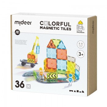 Mideer - Magnetne pločice Mali arhitekta 36 delova