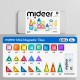 Mideer - Magnetne pločice mini, 42 dela