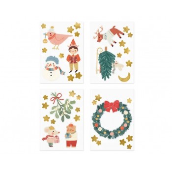 Party Deco - Novogodišnje nalepnice za staklo Party Deco - Novogodišnje nalepnice za staklo