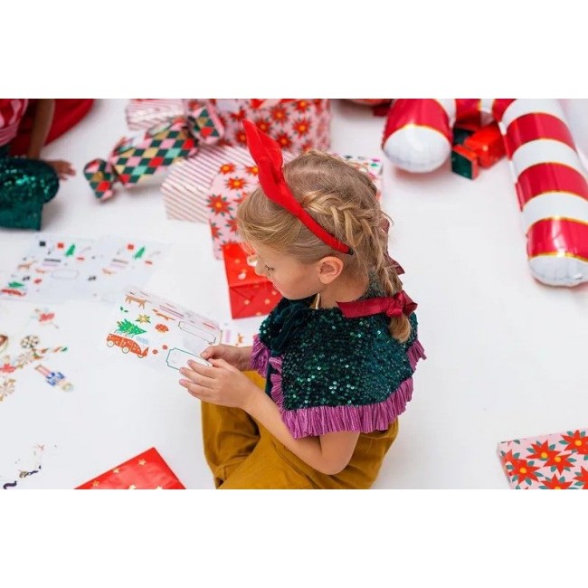 Party Deco - Novogodišnje nalepnice patuljci Party Deco - Novogodišnje nalepnice patuljci