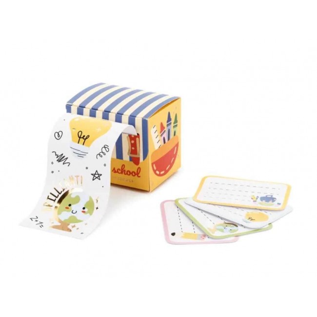 Party Deco - Mini nalepnice škola