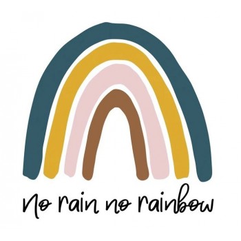 Pom - Stikeri za zid plava duga Pom - Stikeri za zid plava duga