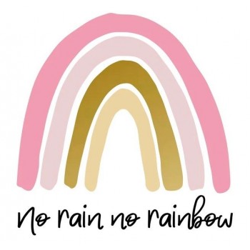 Pom - Stikeri za zid roze duga Pom - Stikeri za zid roze duga