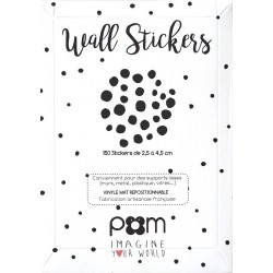 Pom - Stikeri za zid crne tufne Pom - Stikeri za zid crne tufne