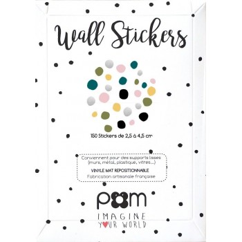 Pom - Stikeri za zid šarene tufne Pom - Stikeri za zid šarene tufne
