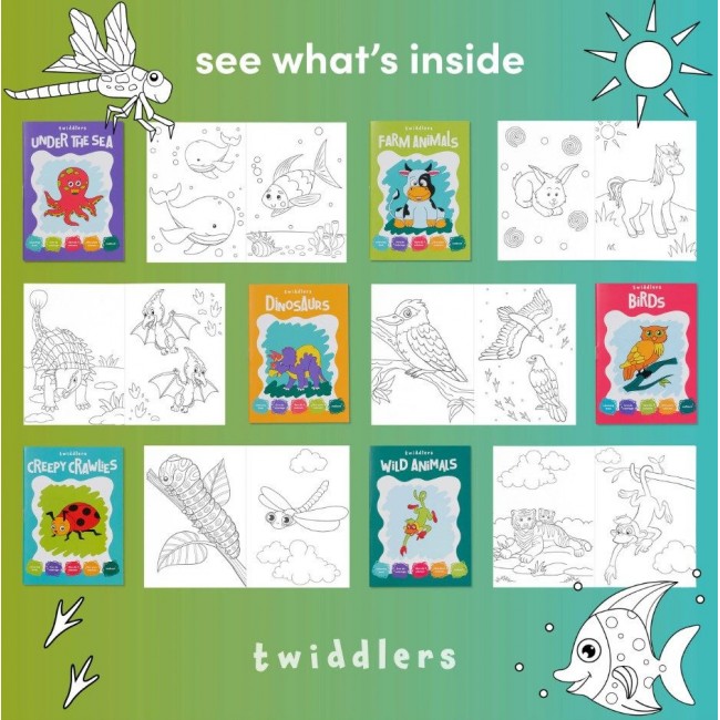 Twiddlers - Mini bojanka životinje Twiddlers - Mini bojanka životinje