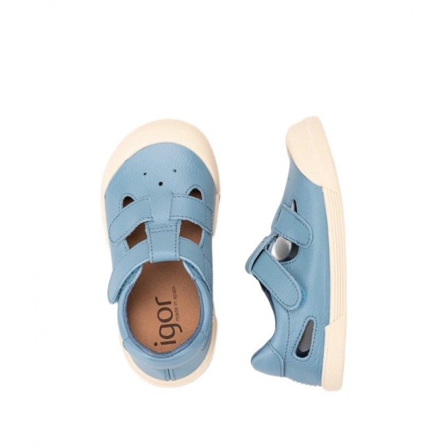 Igor - Sandalia Piel Azul kožne barefoot sandale plave Igor - Sandalia Piel Azul kožne barefoot sandale plave
