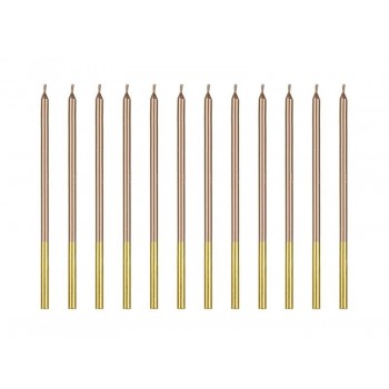 Party Deco - Svećice zlatne (rose gold)