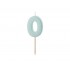 Party Deco - Svećica broj 0 plava