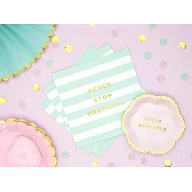 Party Deco - Salvete Yummy mint Party Deco - Salvete Yummy mint